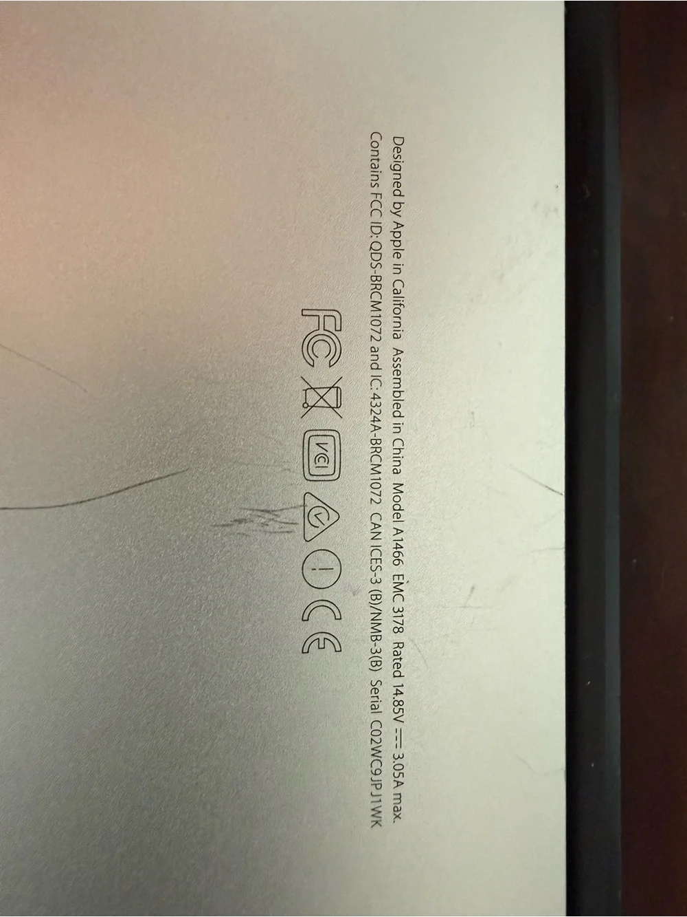 2017 Apple MacBook Air- 13.3”- Silver with Black Keyboard
